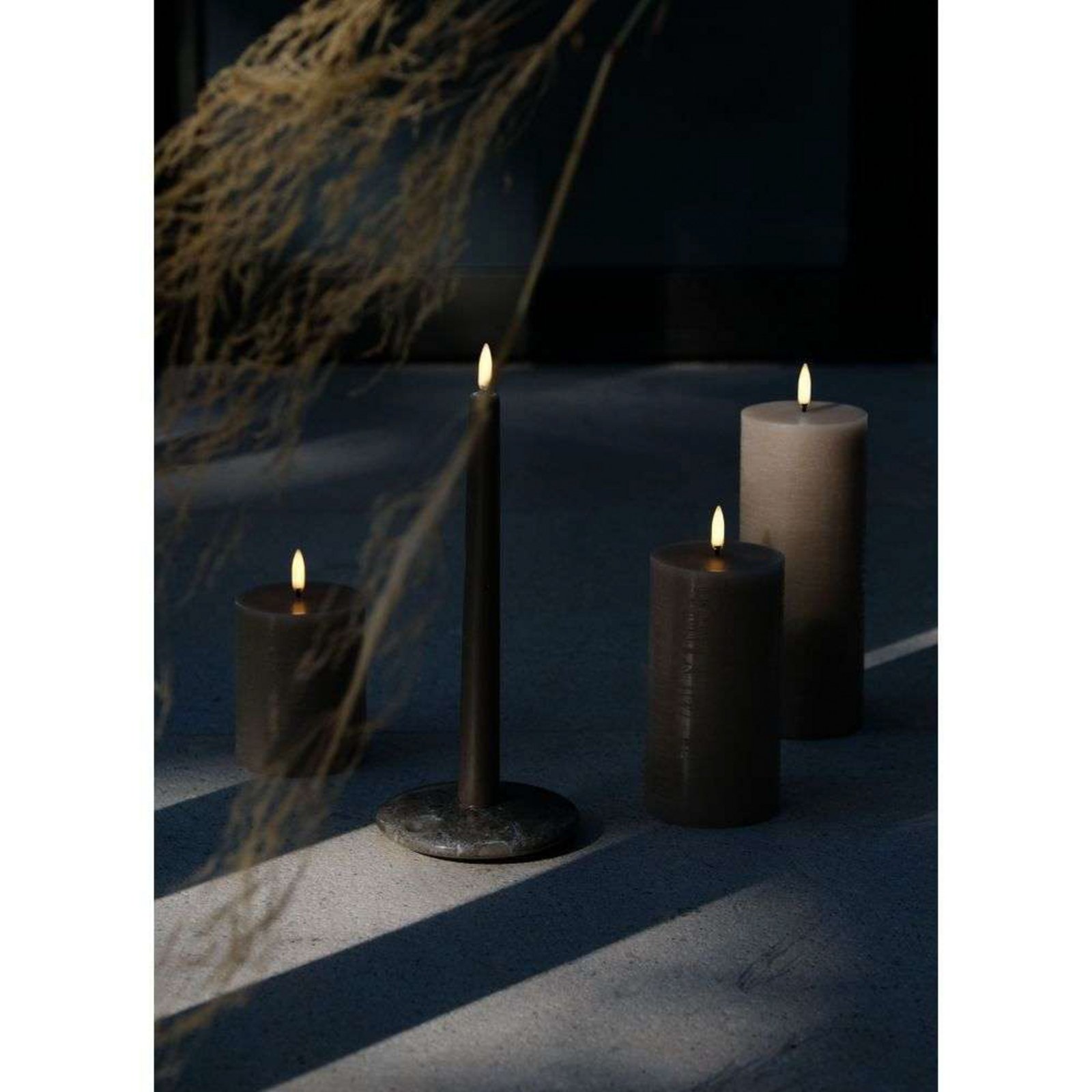 Candela LED 7,8 x 10,1 cm Rustic Brown - Uyuni Lighting