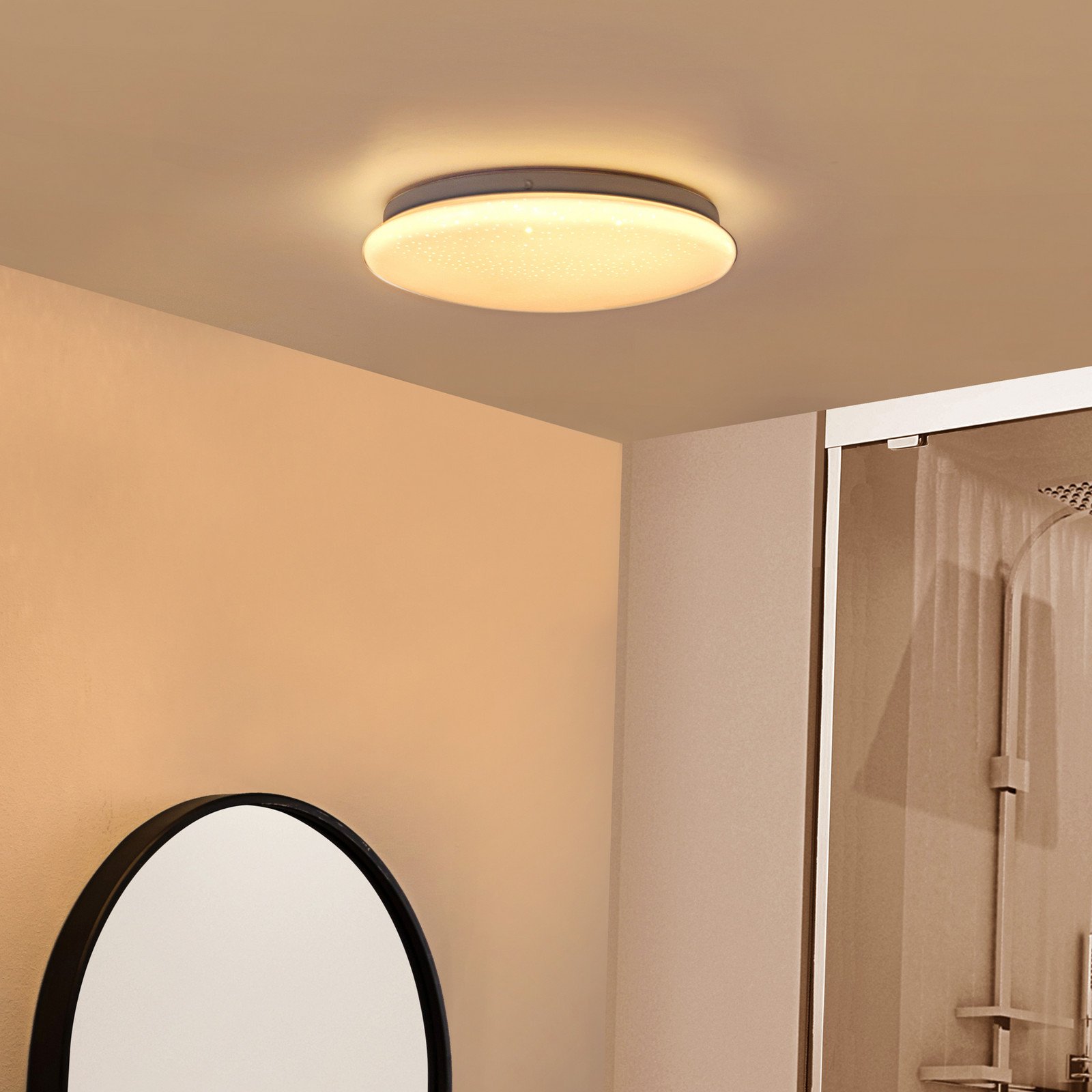 Plafonieră cu LED Lindby Emeryn 4.000 K alb Ø 28 cm - Camera de zi / sufragerie - modern