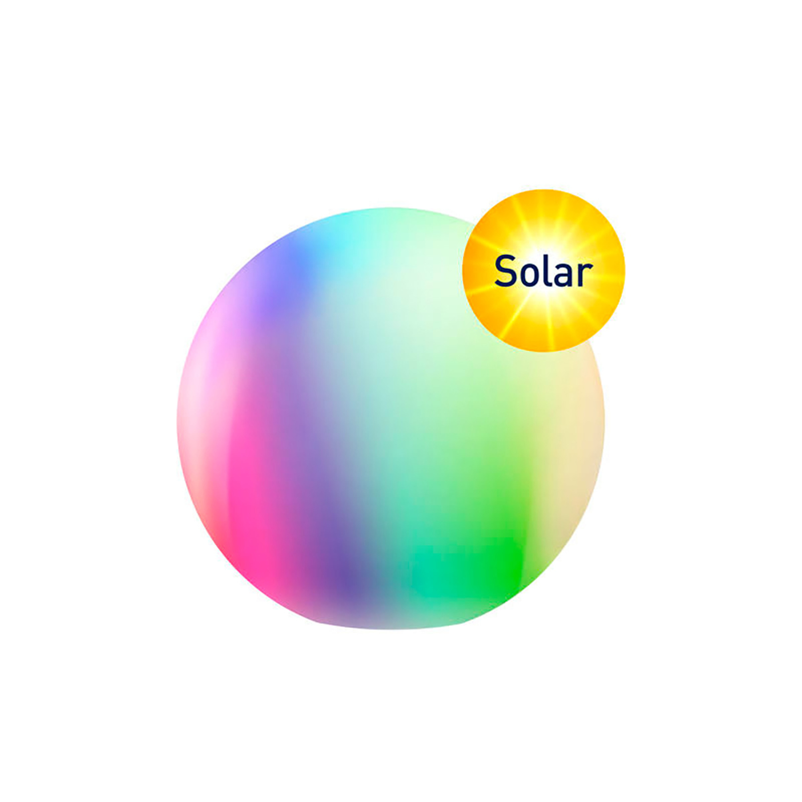 tint Calluna Solar LED-gömb, CCT, RGB, Ø 25 cm