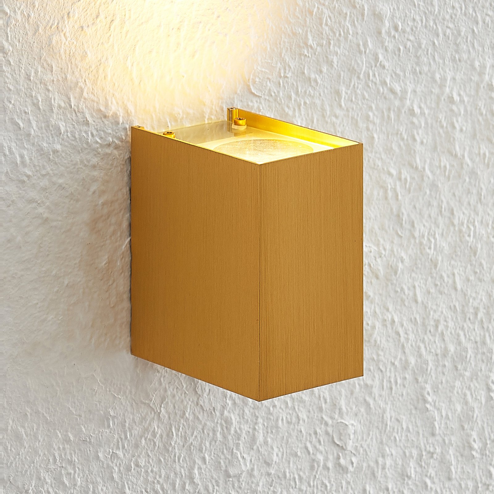 Arcchio Maruba wandlamp, 1-lamp, goud
