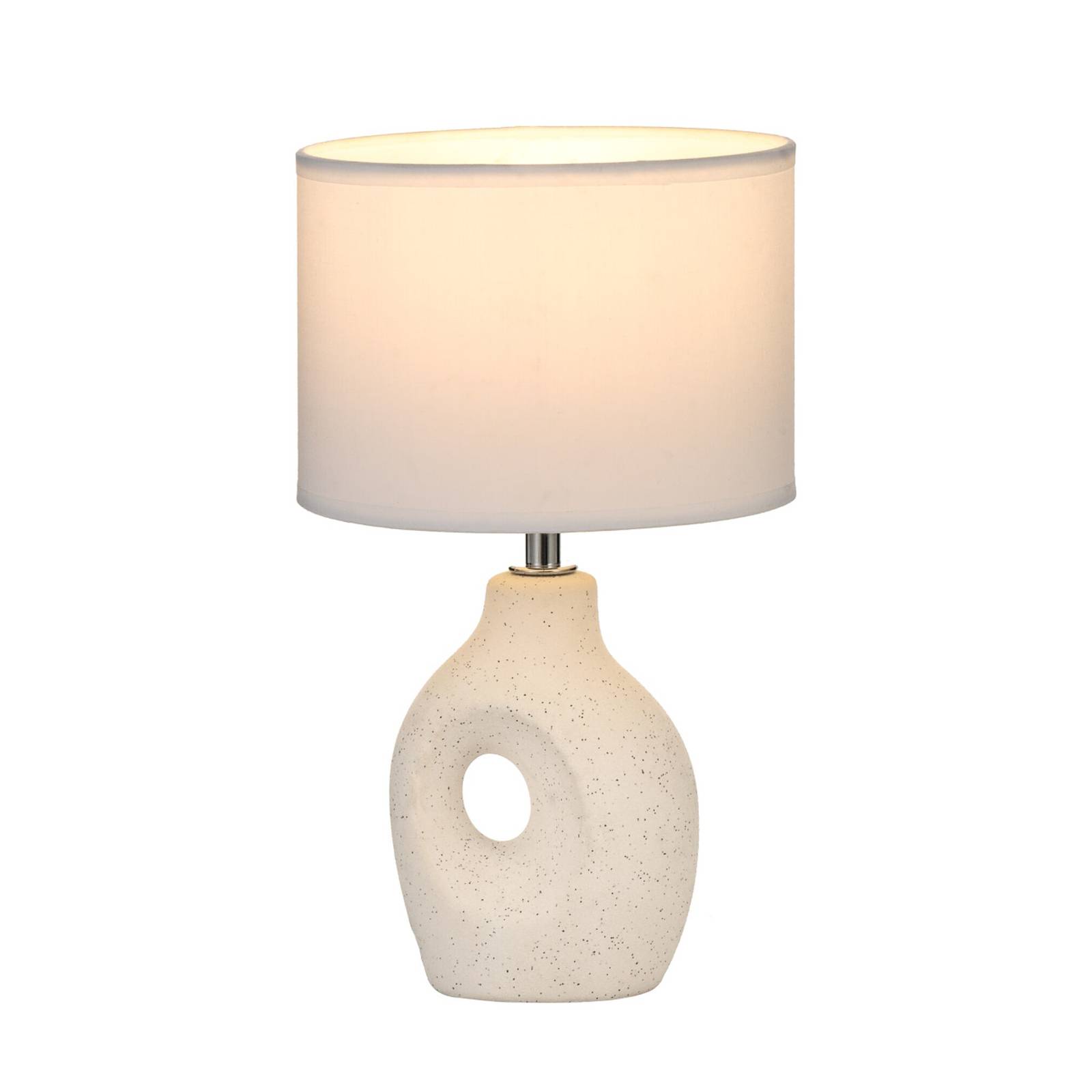 Pauleen Pure Crush Tischleuchte, weiß/beige