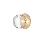 Liila 1 Nástenné Svietidlo/Stropné Lampa IP44 Large Nordic Gold/Optic Clear - Nu