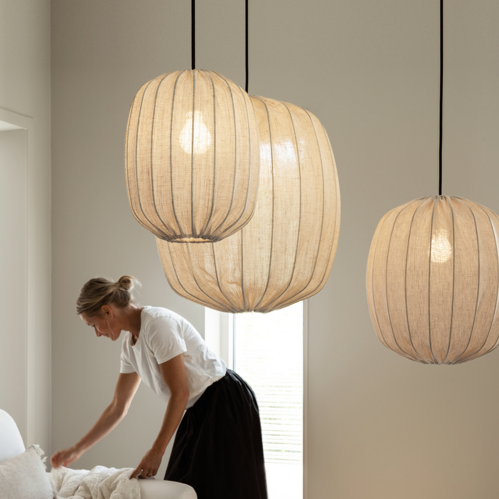 Prisma 45 Schirm Linen Natural - Watt & Veke