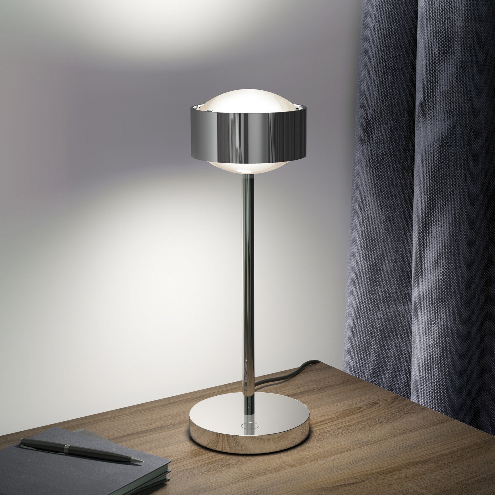 Puk! 120 Eye Table LED lentile mate crom