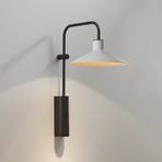 Bover Platet A02 zidna lampa E14 prekidač, svijetlo siva