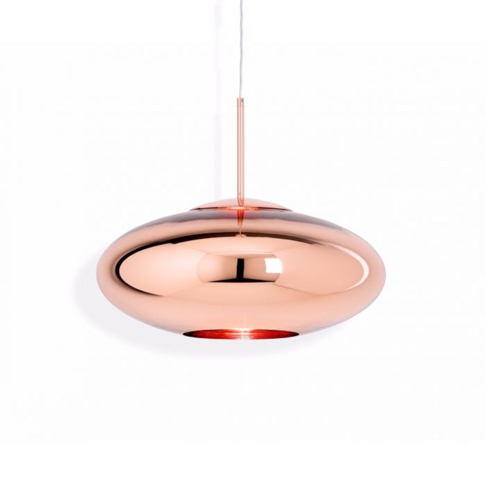 Tom Dixon Copper Wide lámpara colgante cobre