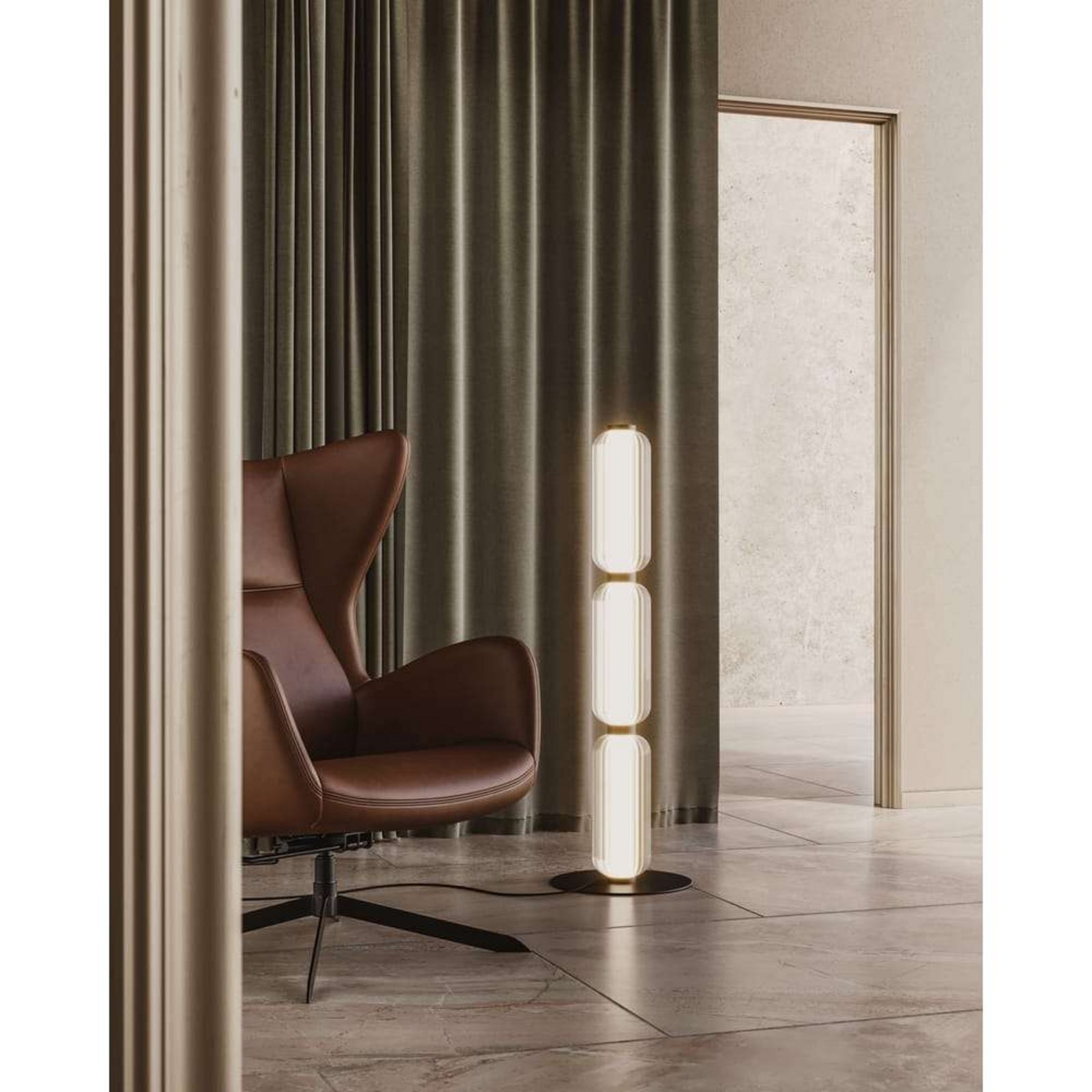 Elma Floor Lamp Gold - Aromas del Campo