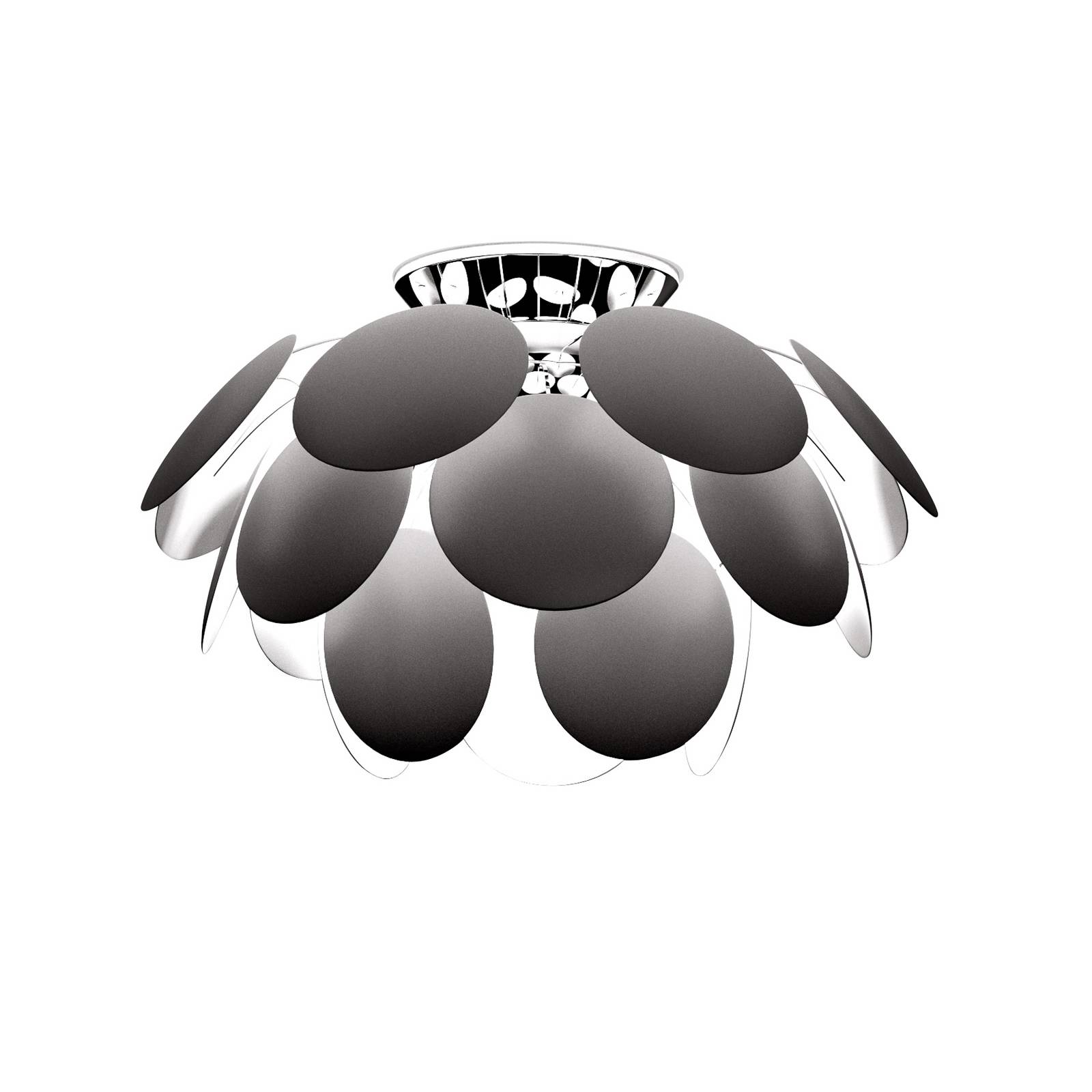 MARSET Discocó taklampa Ø 53 cm grå matt