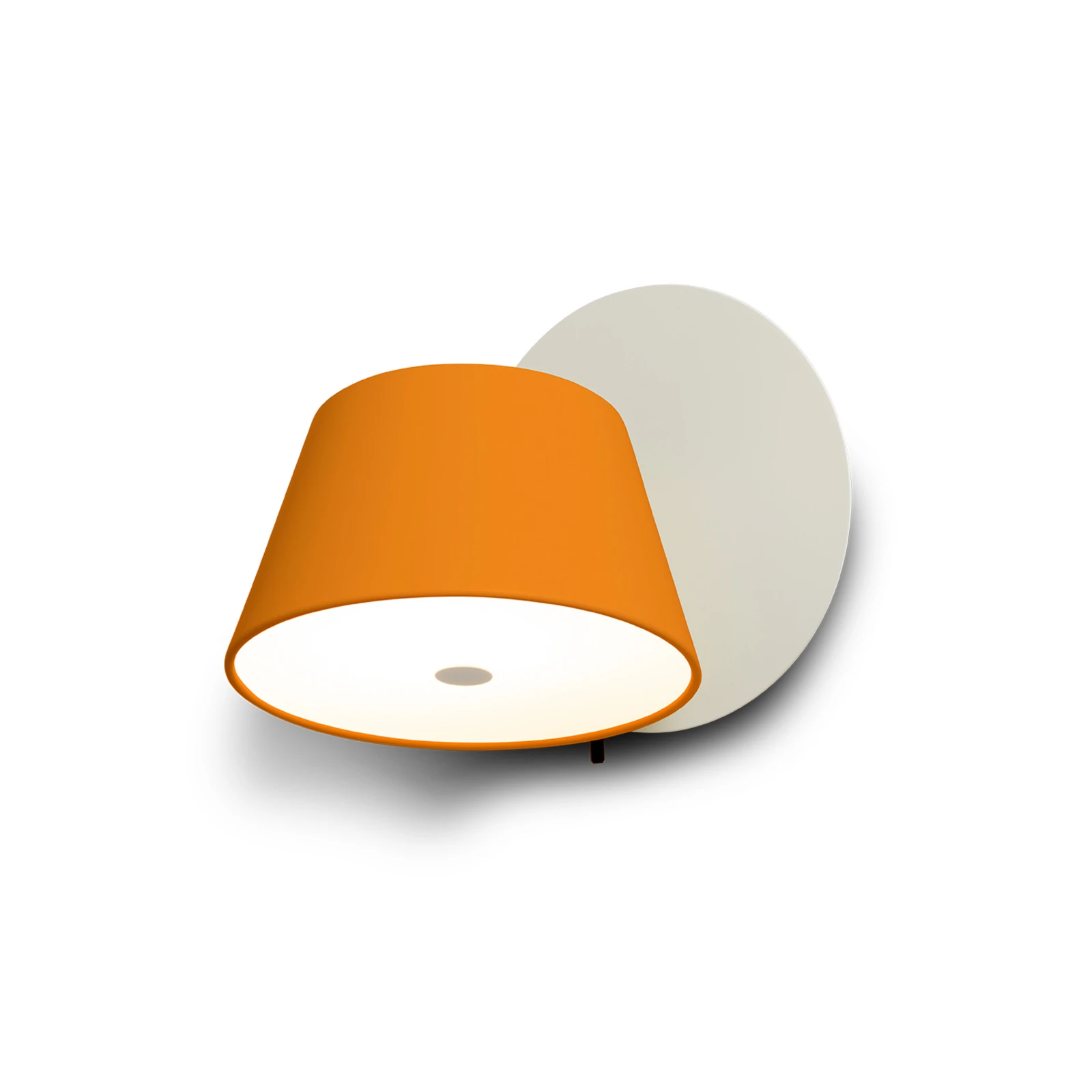 MARSET Tam Tam applique a 1 luce bianco opaco/arancio