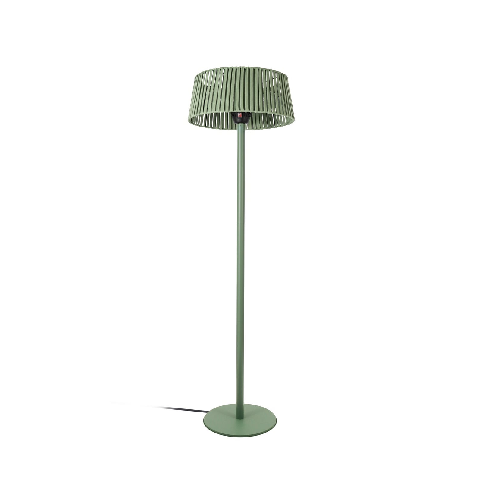 Radiateur rayonnant sur pied Pyravo, vert, 200 cm, aluminium, IP44 - Lucande Radiateur rayonnant sur pied Pyravo, vert, 200 cm, aluminium, IP44 - Lucande