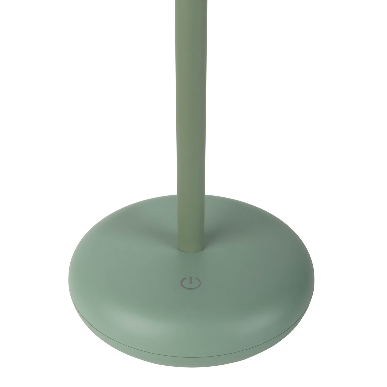 Luminaire de terrasse rechargeable LED Pasi, menthe hauteur 26 cm métal