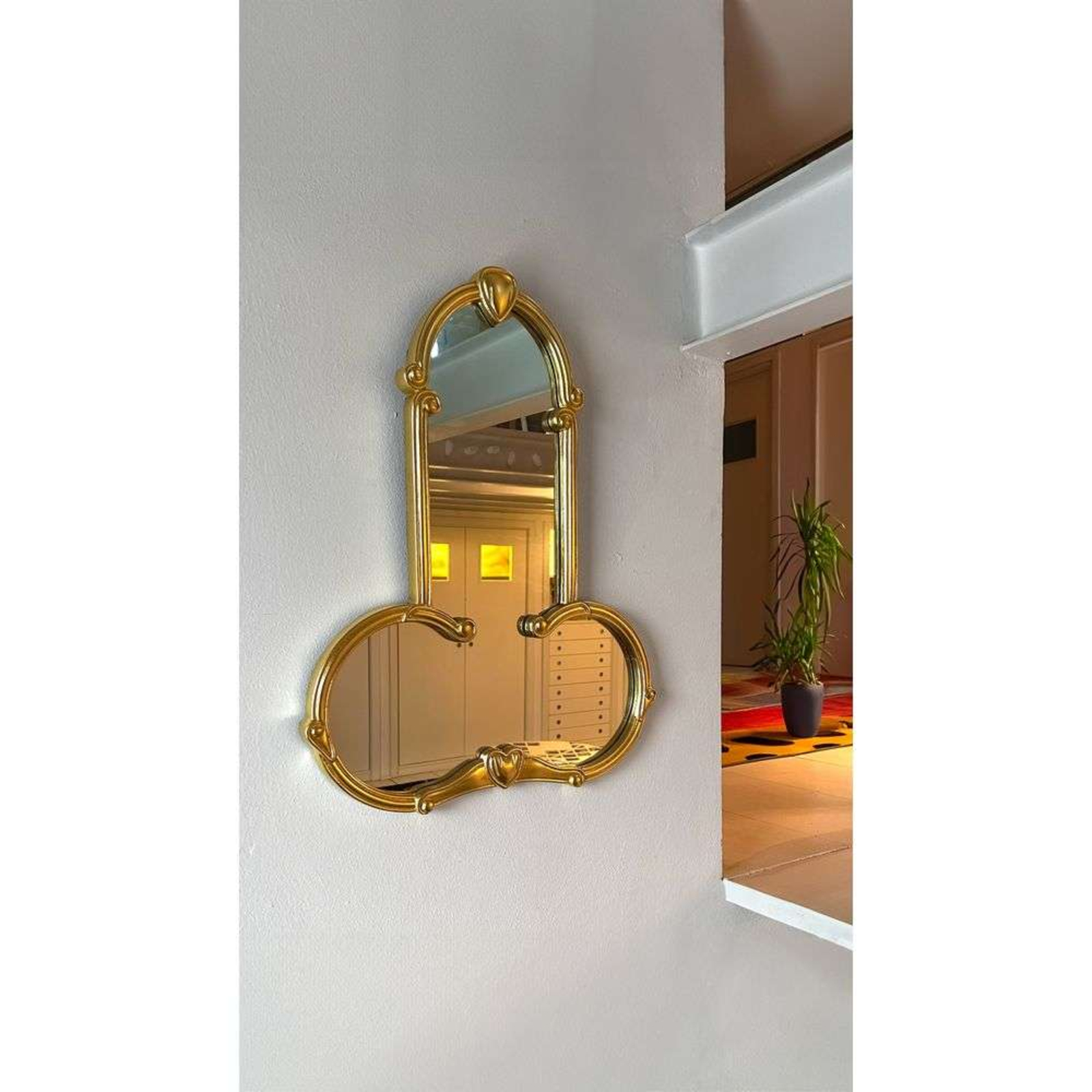 Liberty Mirror Man Gold - Seletti