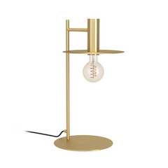 Lampada da tavolo Escandell in ottone spazzolato