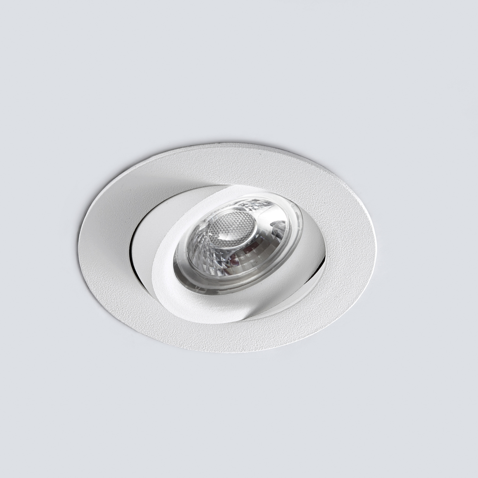 Spot encastrable LED DL6809, rond, blanc
