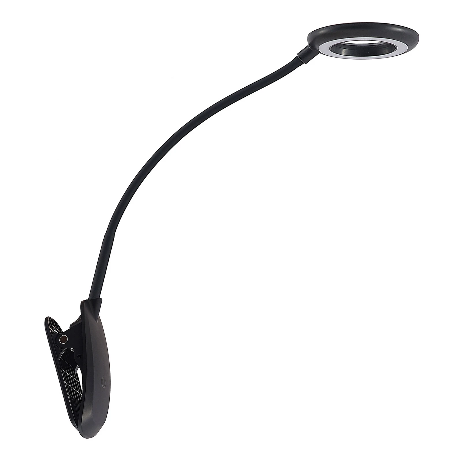 Prios LED svietidlo Harumi, čierne, nabíjateľná batéria, USB, 51 cm