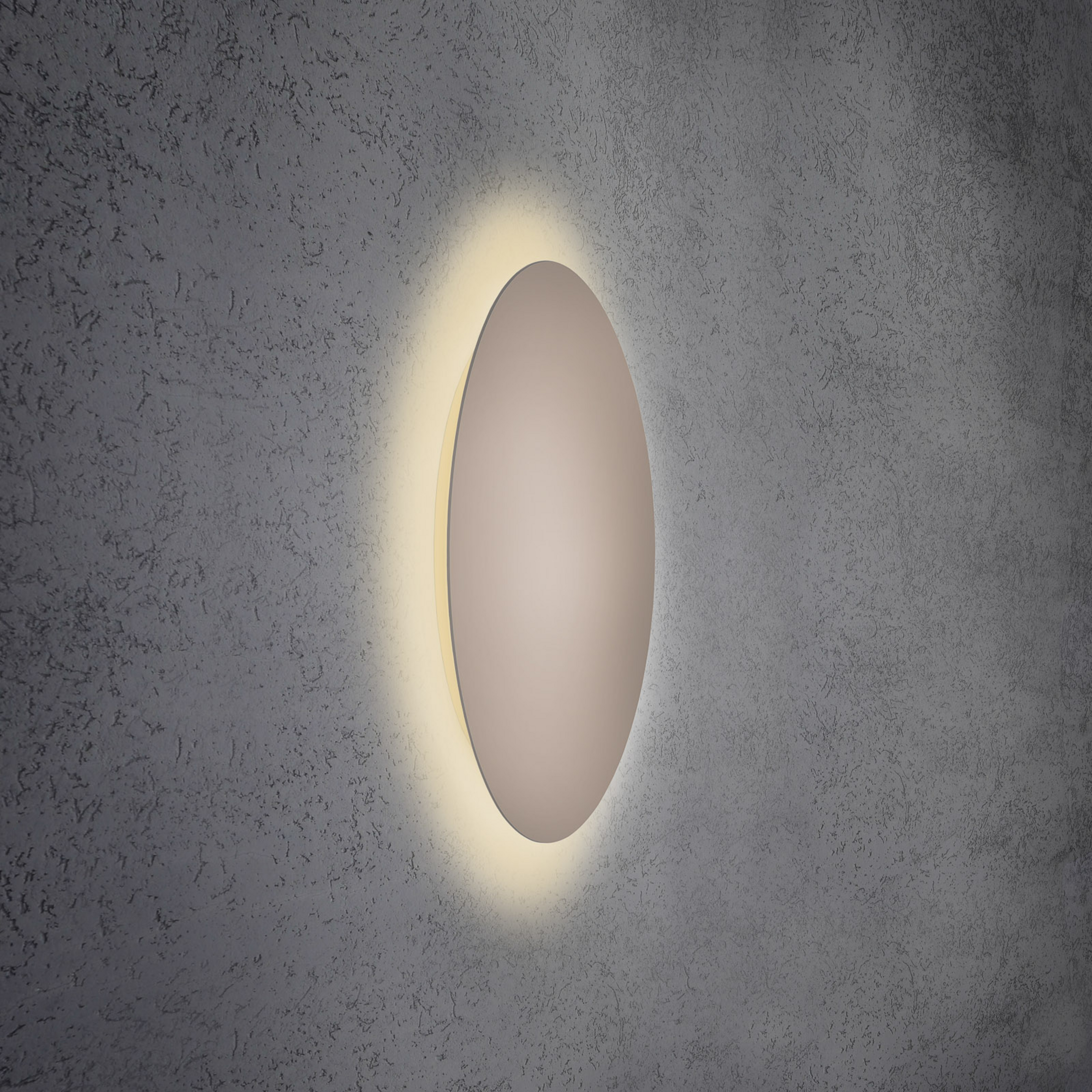 Applique murale LED Escale Blade, taupe anodisé