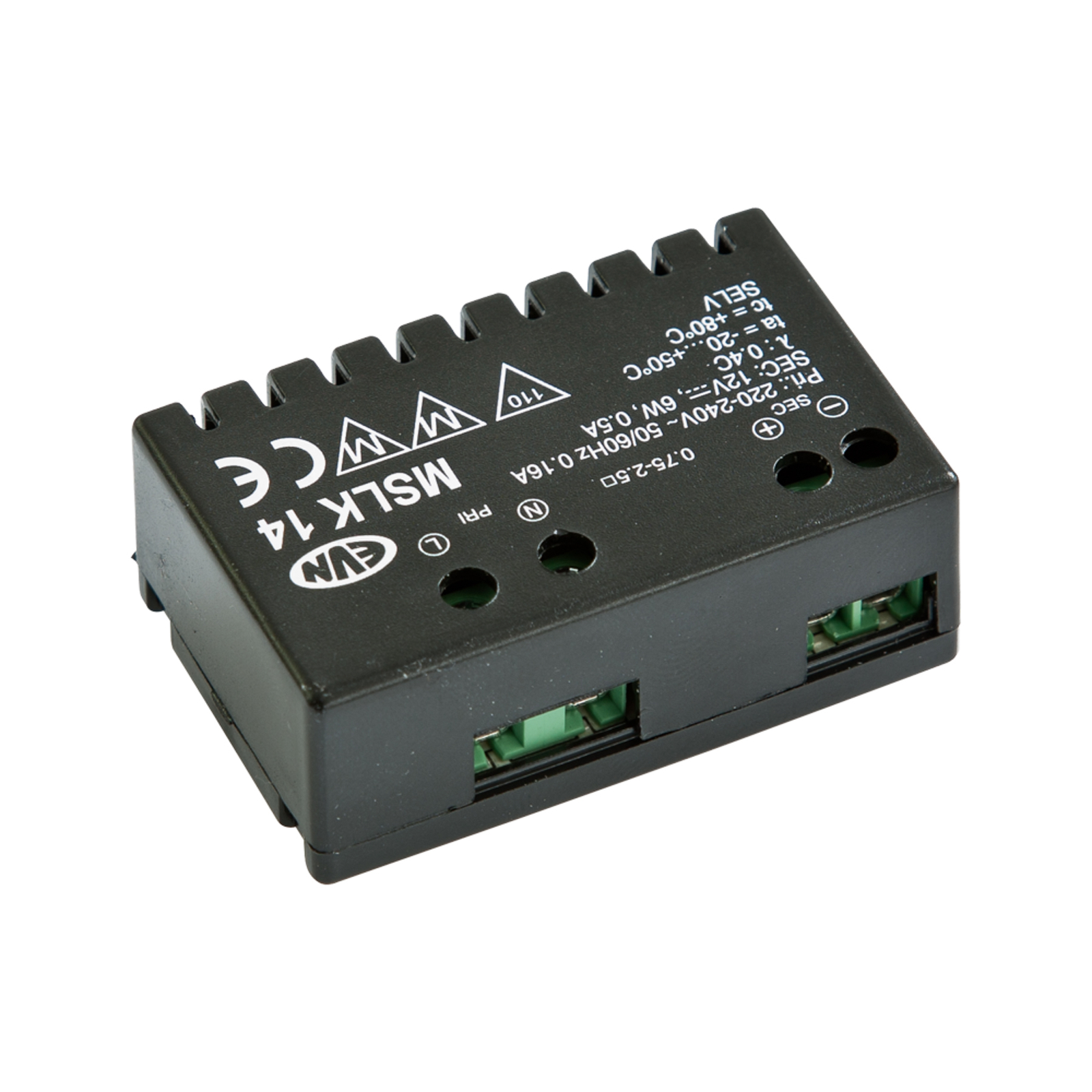 Nätaggregat 12V/DC 0,1-6W, IP20, 100-240V/AC