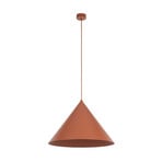 Závěsné světlo Cono, 1 žárovka, Ø 50 cm, terakota, E27