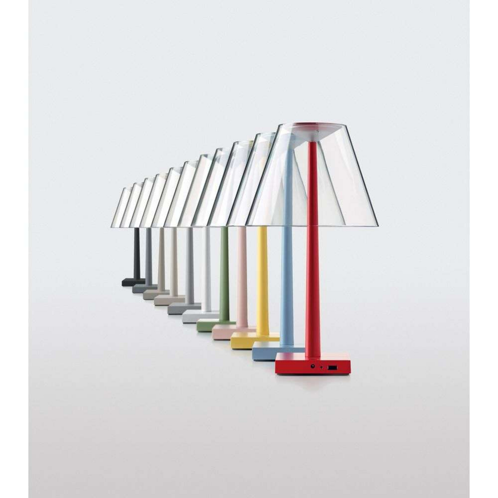 Dina+ Portable Table Lamp Matt White - Rotaliana