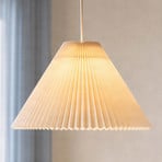 Nola hanglamp Percy, beige, Ø 42 cm, linnen
