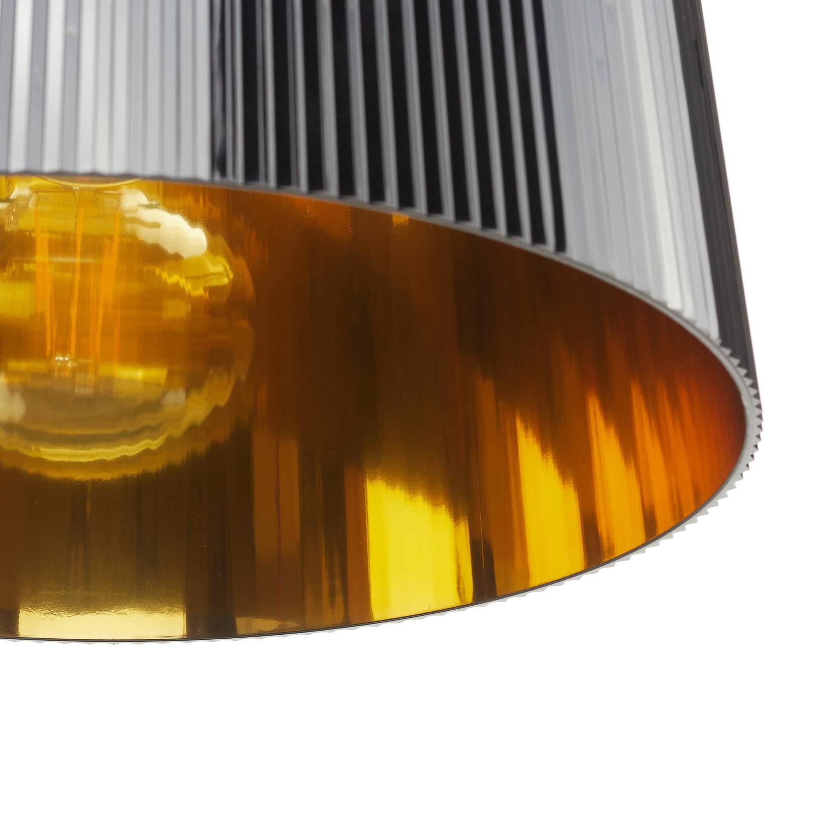 Kartel Gè - lampa wisząca LED, czarno-złoty