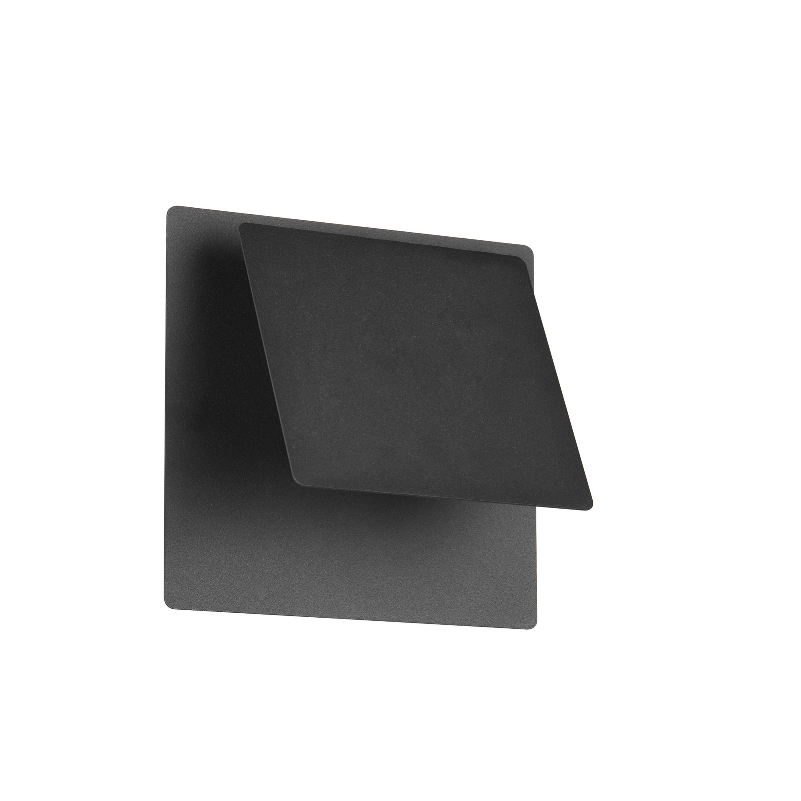 Applique murale LED Mio, noir mat, largeur 18 cm, métal