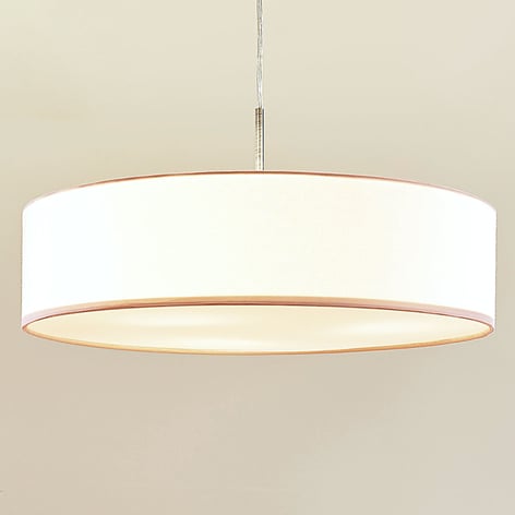 Hängeleuchte Sebatin für E27, 50 cm, weiß