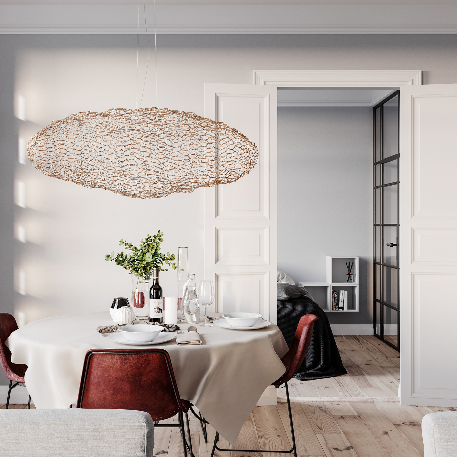 By Rydéns Hayden LED hanging light, 115 cm