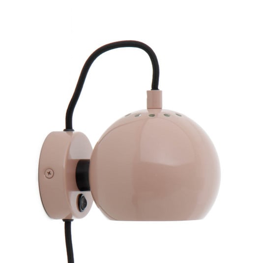 Ball Vegglampe Glossy Nude - Frandsen