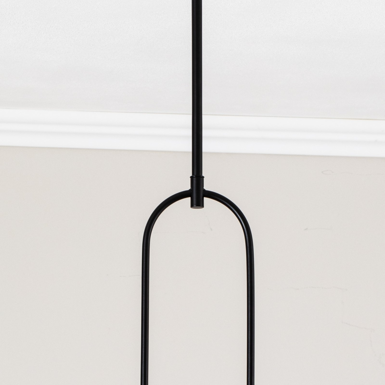 Pendant light AV-1897-2BSY 2 glass globes, black