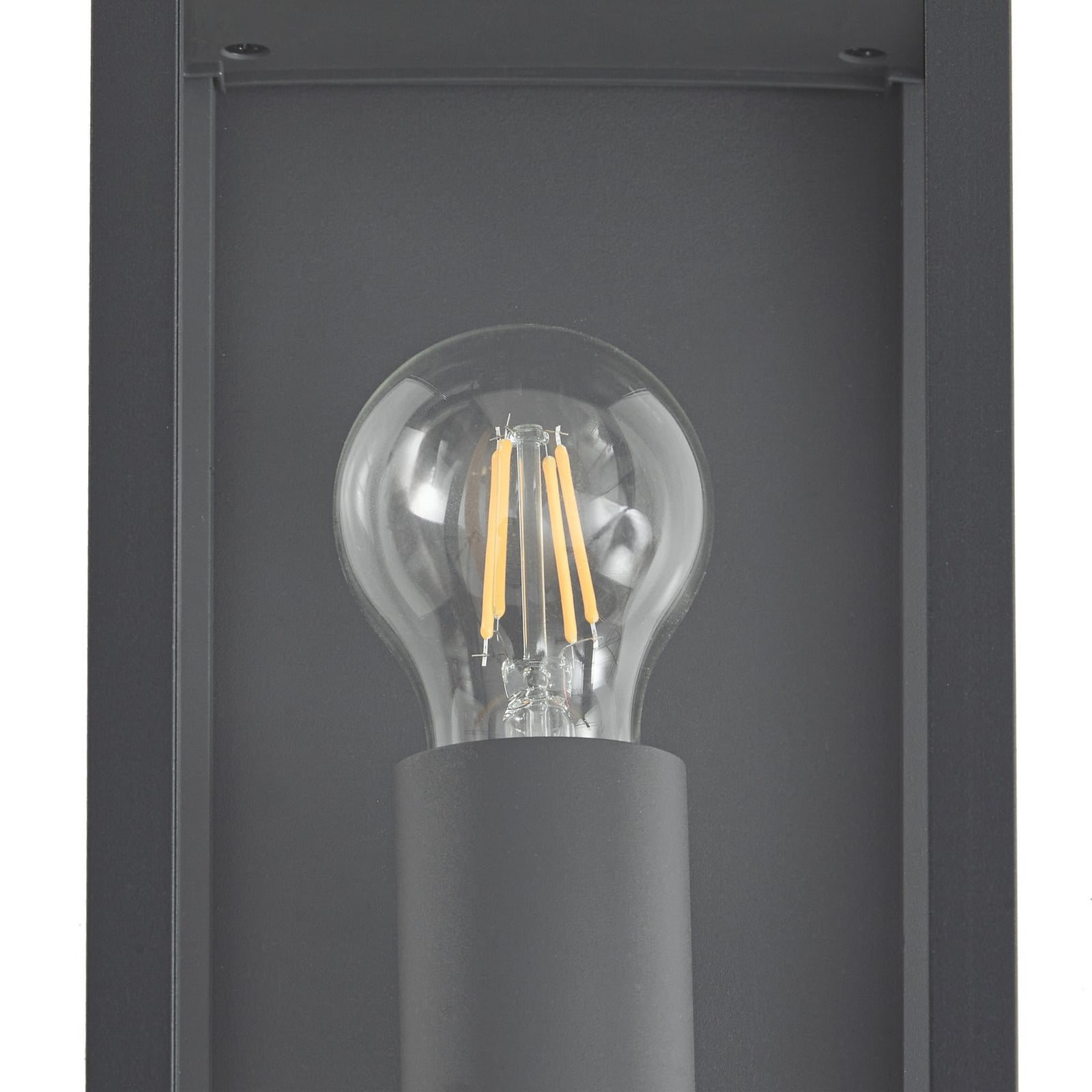 Peldar venkovní nástěnné svítidlo, 26 cm, antracitová/čirá, senzor, IP44 -