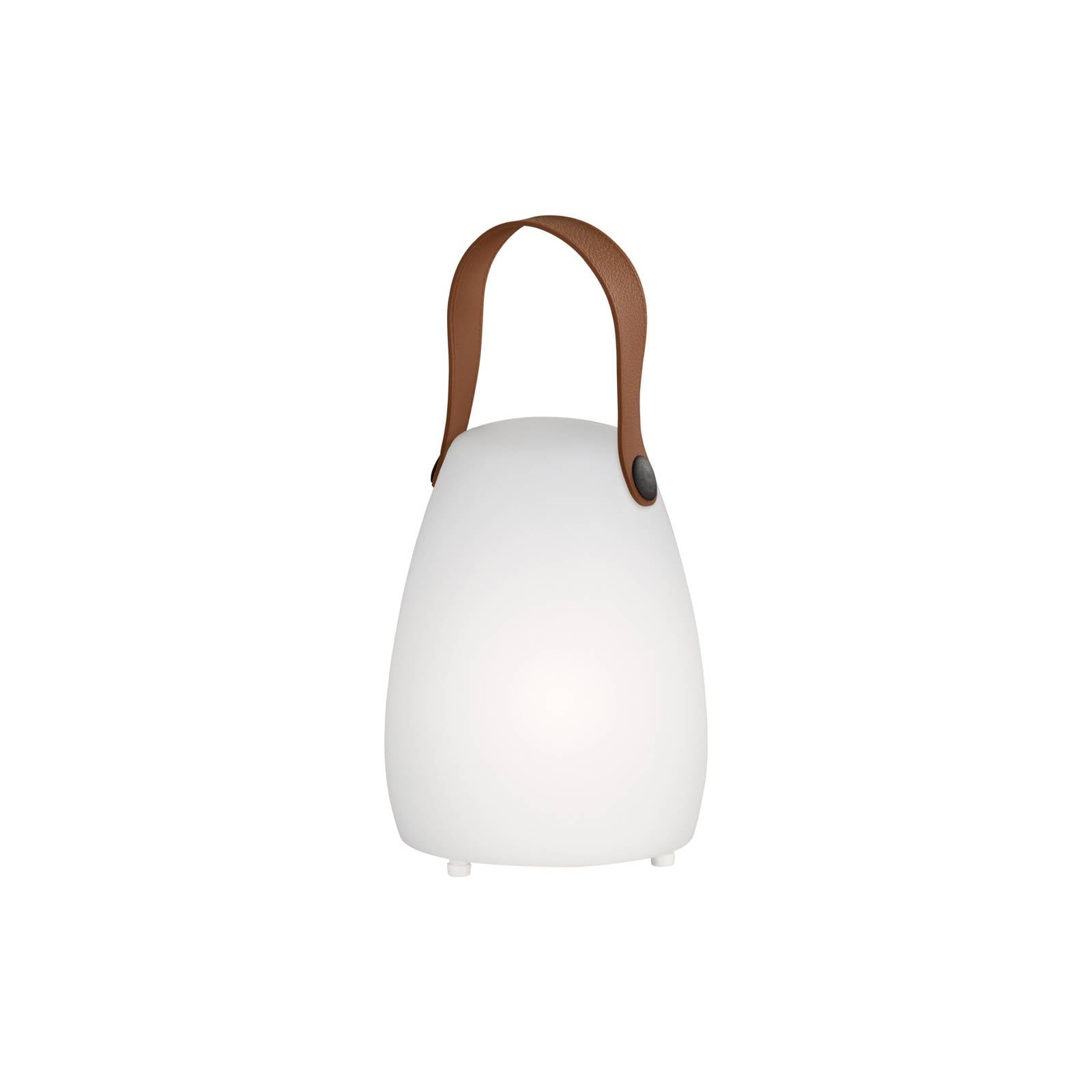 LED-Akku-Tischleuchte Ruby, Höhe 16 cm, Kunststoff, USB