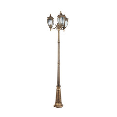 Maytoni Fleur farola, oro antiguo