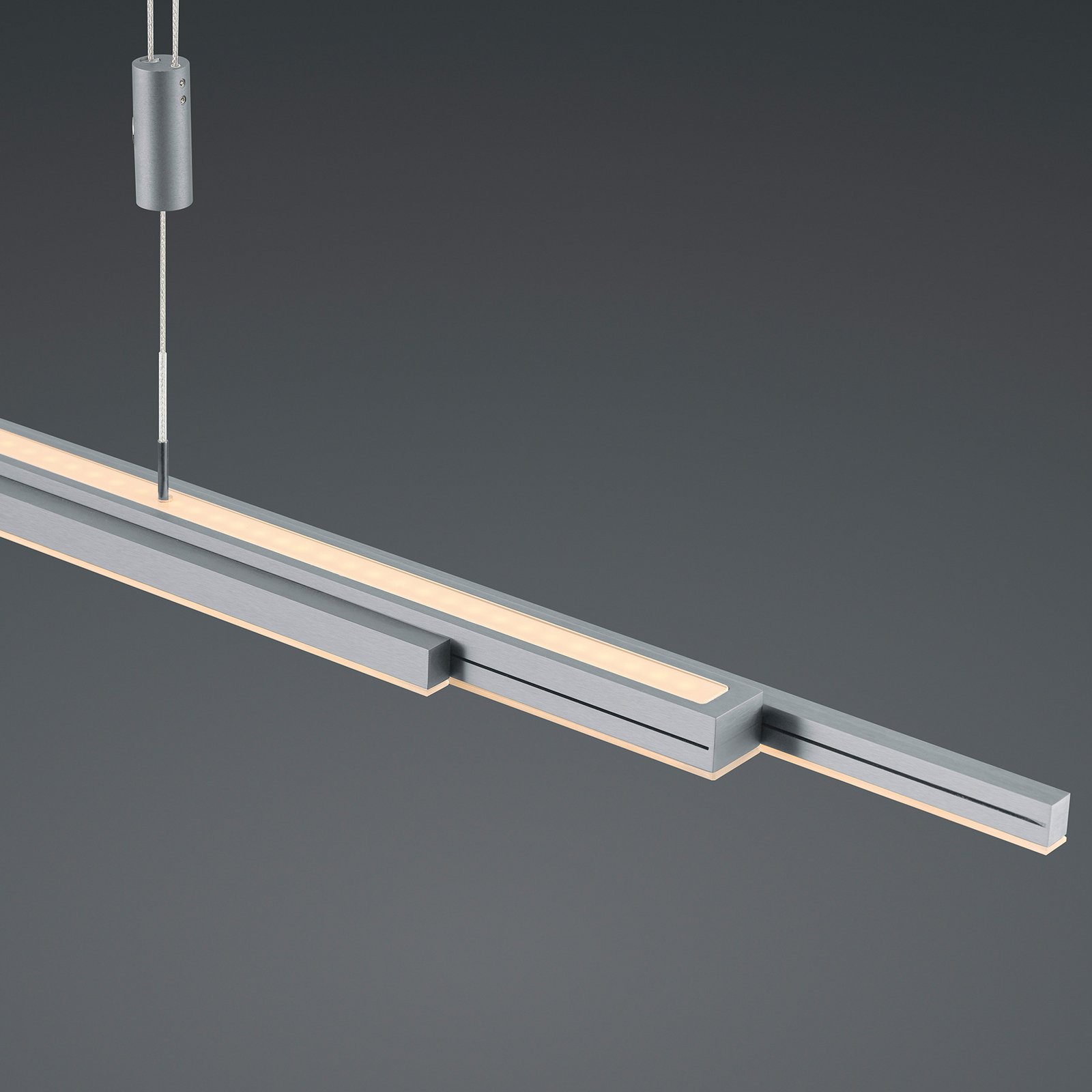 Lampada LED a sospensione a sospensione ZigBee up/down nichel sospensione 3 m