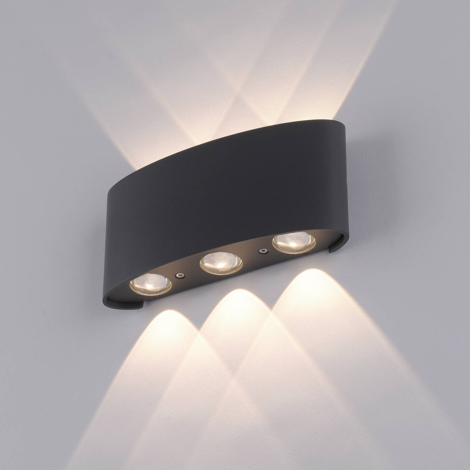 Paul Neuhaus Applique d’extérieur LED Carlo IP54 à 6 lampes