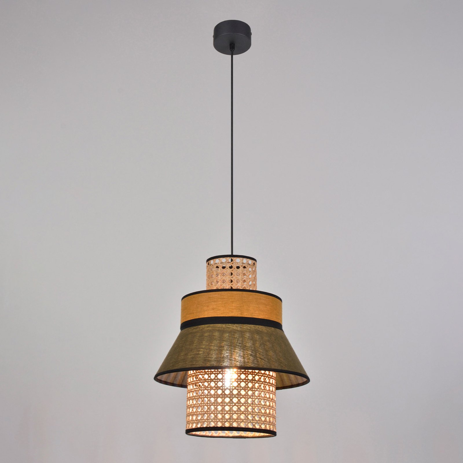 Singapour XML Hängelampe khaki/curry - MARKET SET