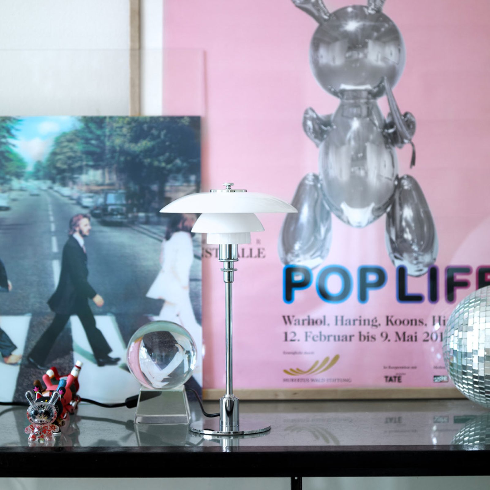 PH 2/1 Lampada da Tavolo High-Gloss Chrome-Plated - Louis Poulsen