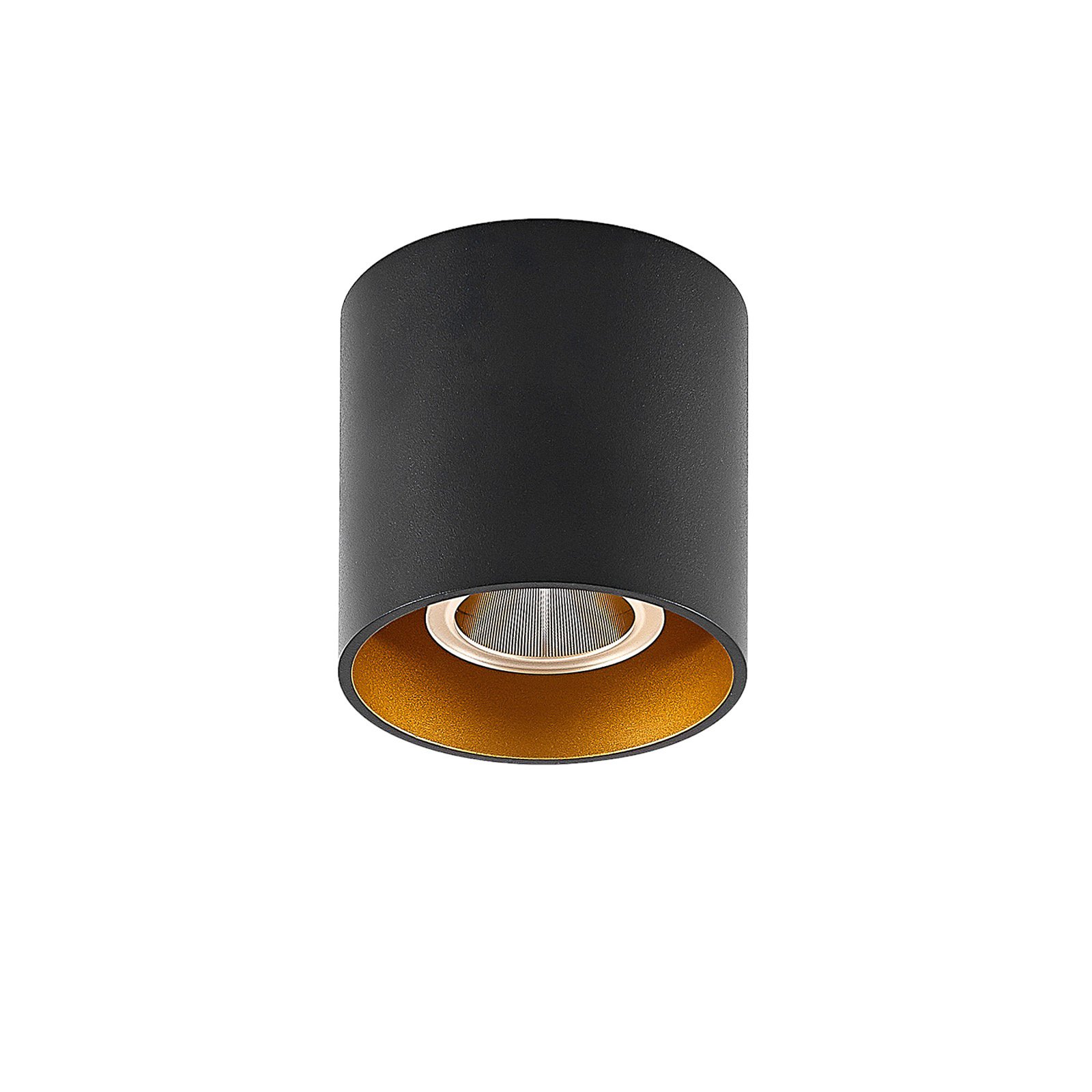 Arcchio Zaki stropné LED okrúhle, čierne