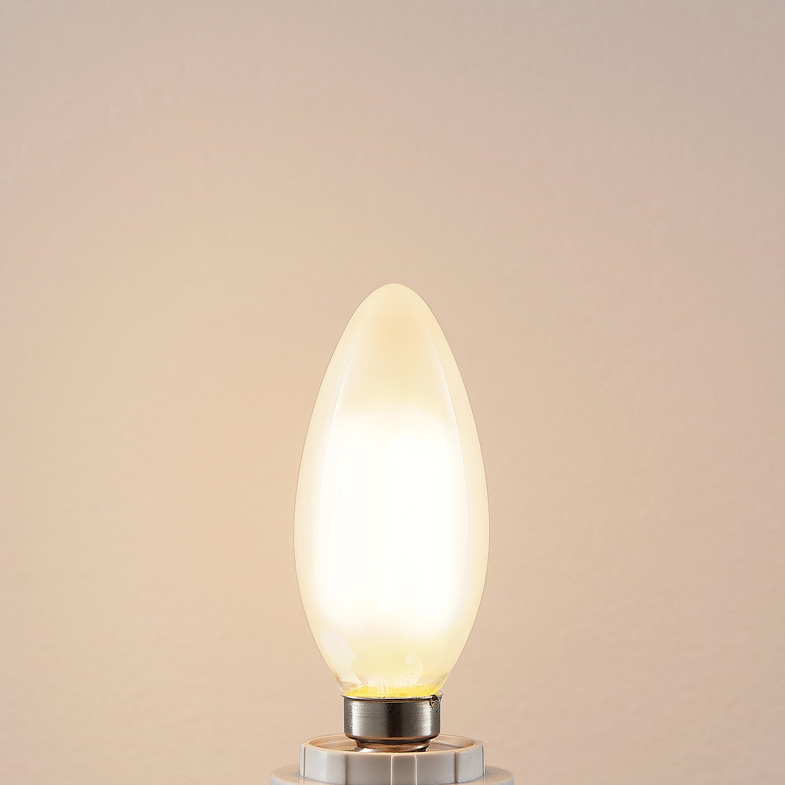 LED bulb E14 4 W 2700 K candle dimmable matt 5-set