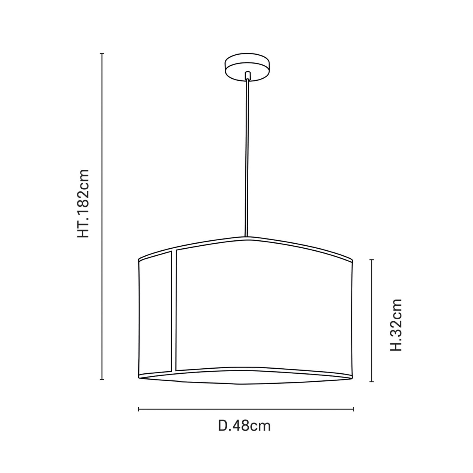 Lampada a sospensione Dolce, giallo curry - MARKET SET