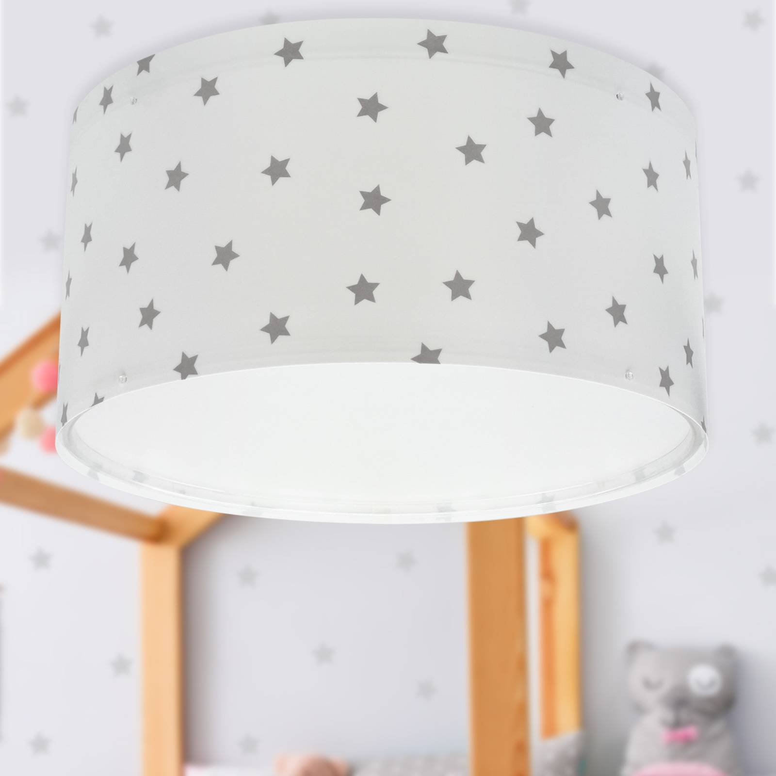 E-shop Dalber Star Light detské stropné svietidlo biela