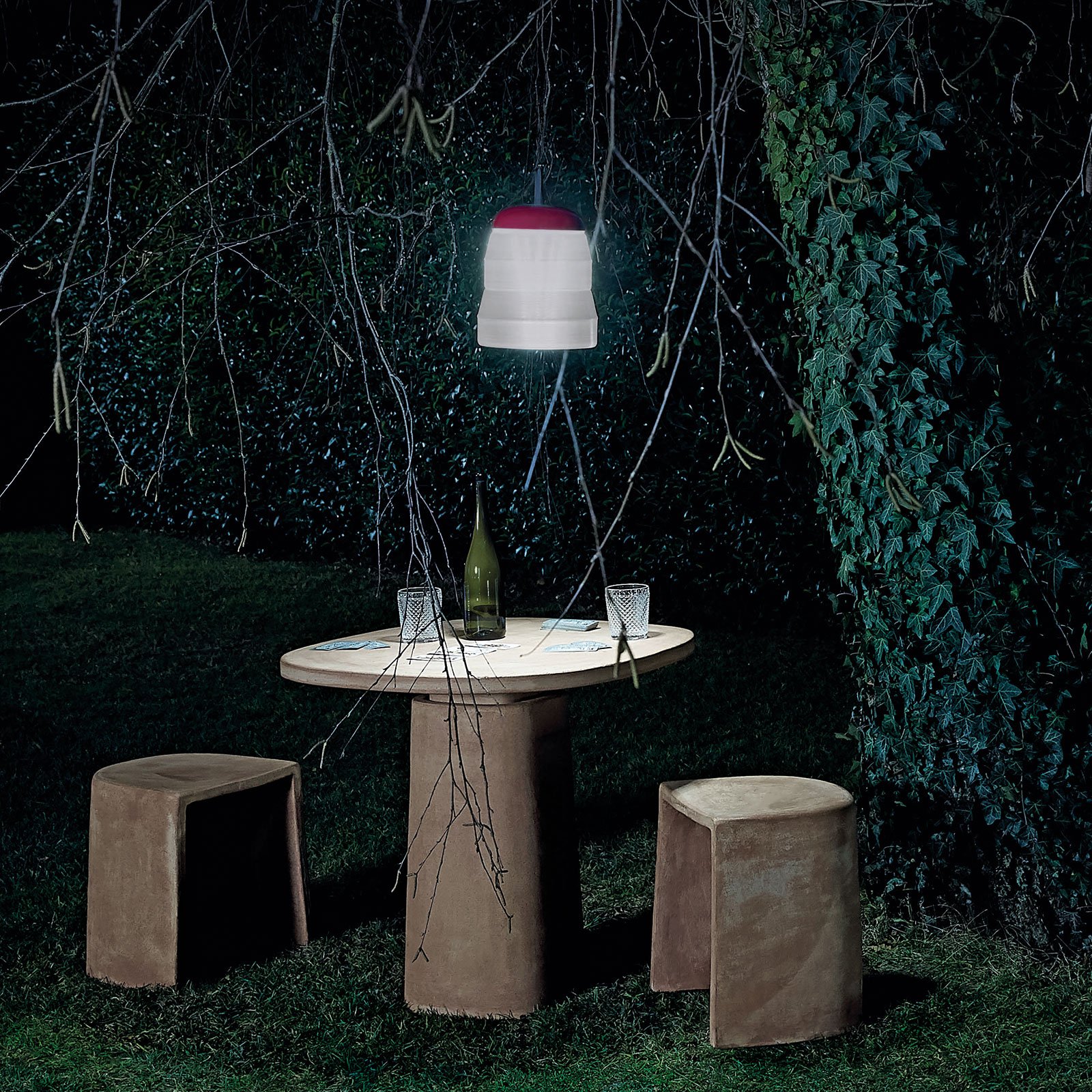 CRI CRI Portable Lampe de Table IP67 Rouge - Foscarini