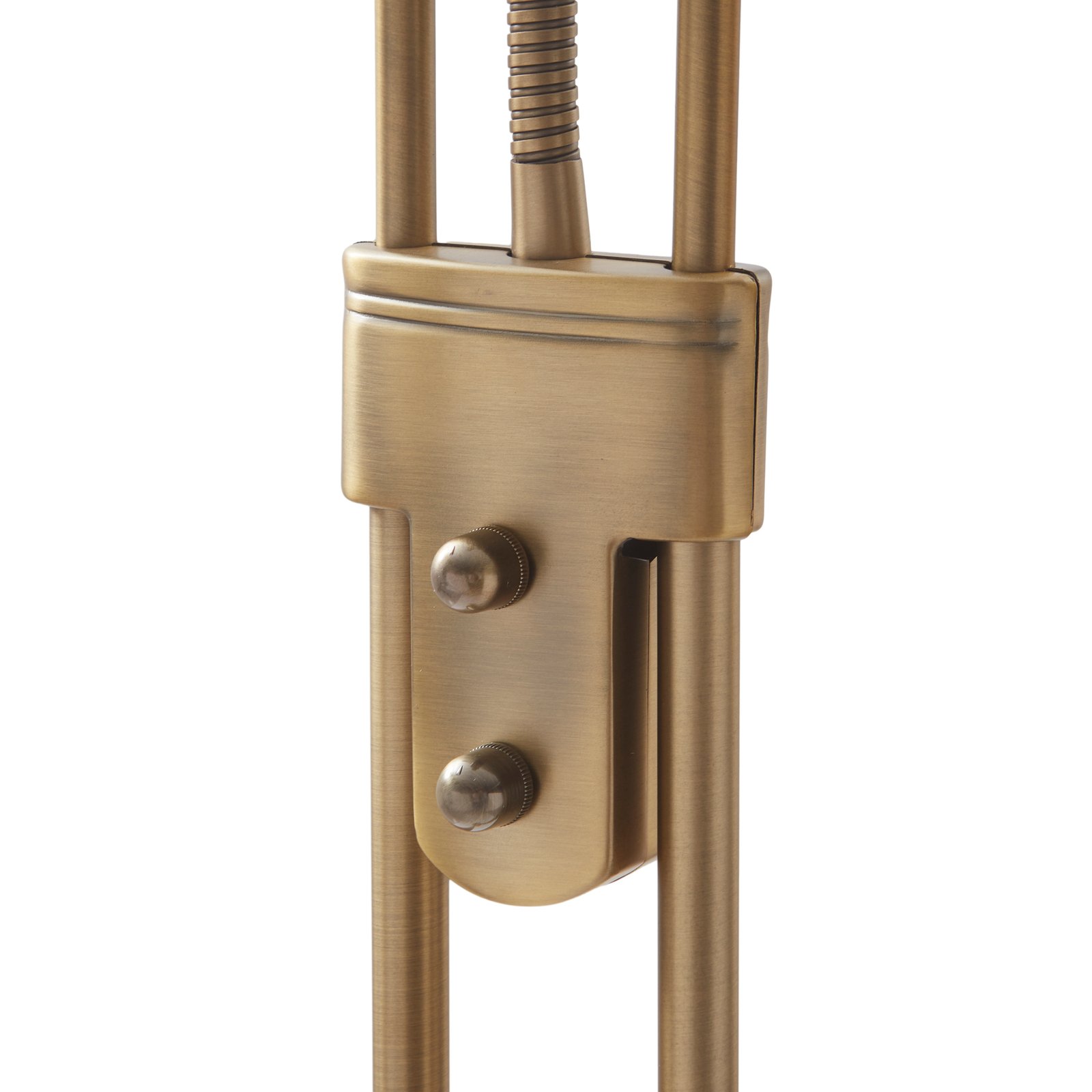 Lindby LED-Standleuchte Josefin, bronze, Leselicht, dimmbar