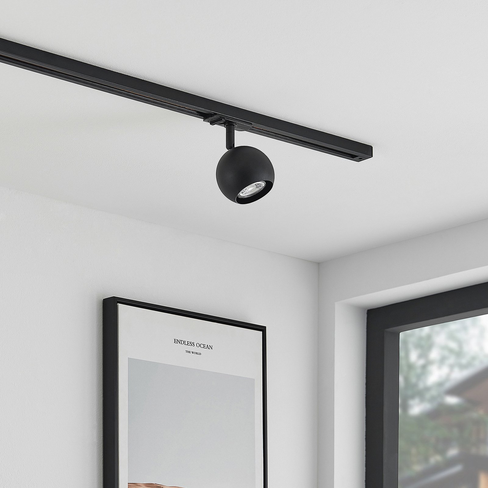 Linaro Round Spotskena GU10 Svart - Lindby