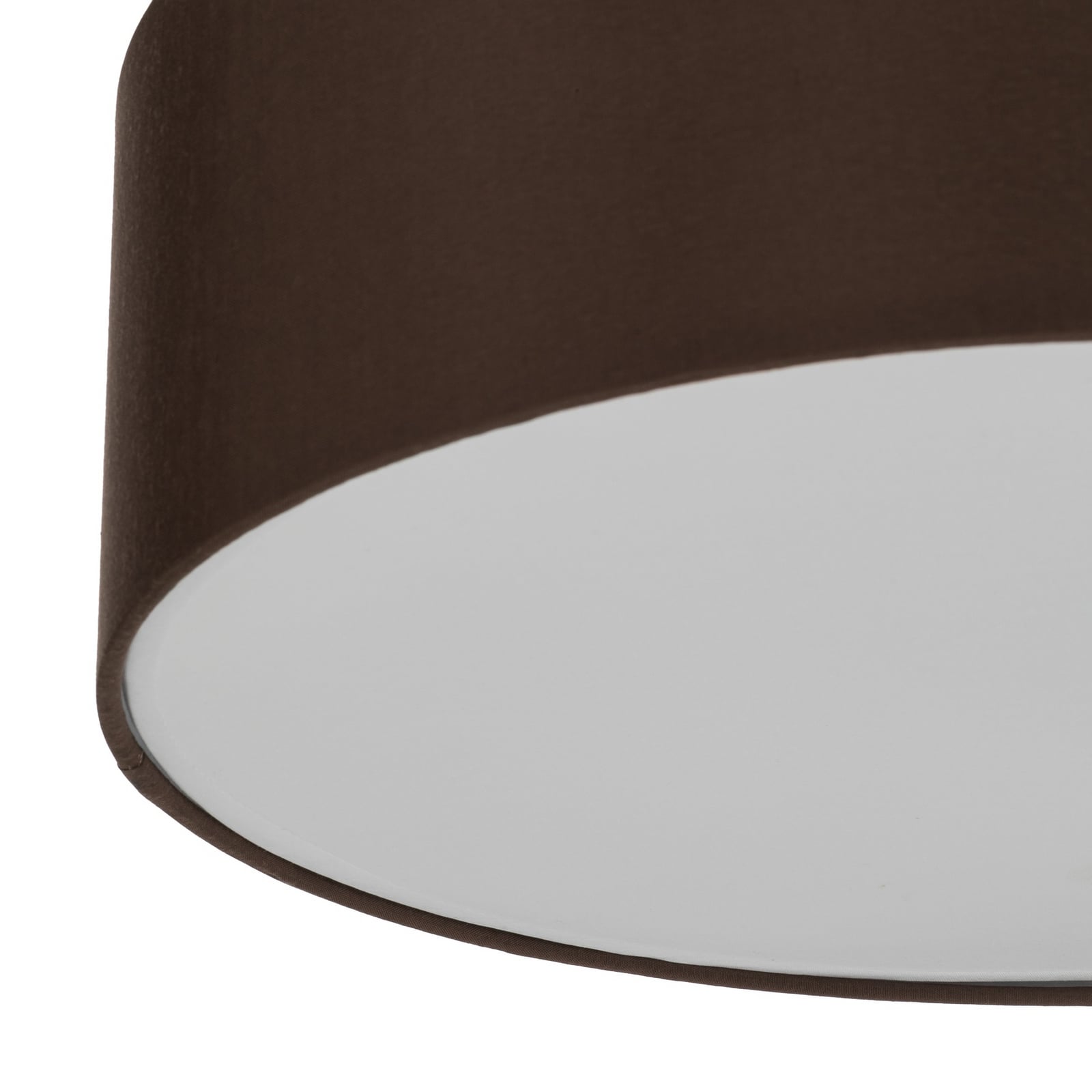 Sebatin Deckenleuchte Ø40 Brown/White/Nickel - Lindby Sebatin Deckenleuchte Ø40 Brown/White/Nickel - Lindby