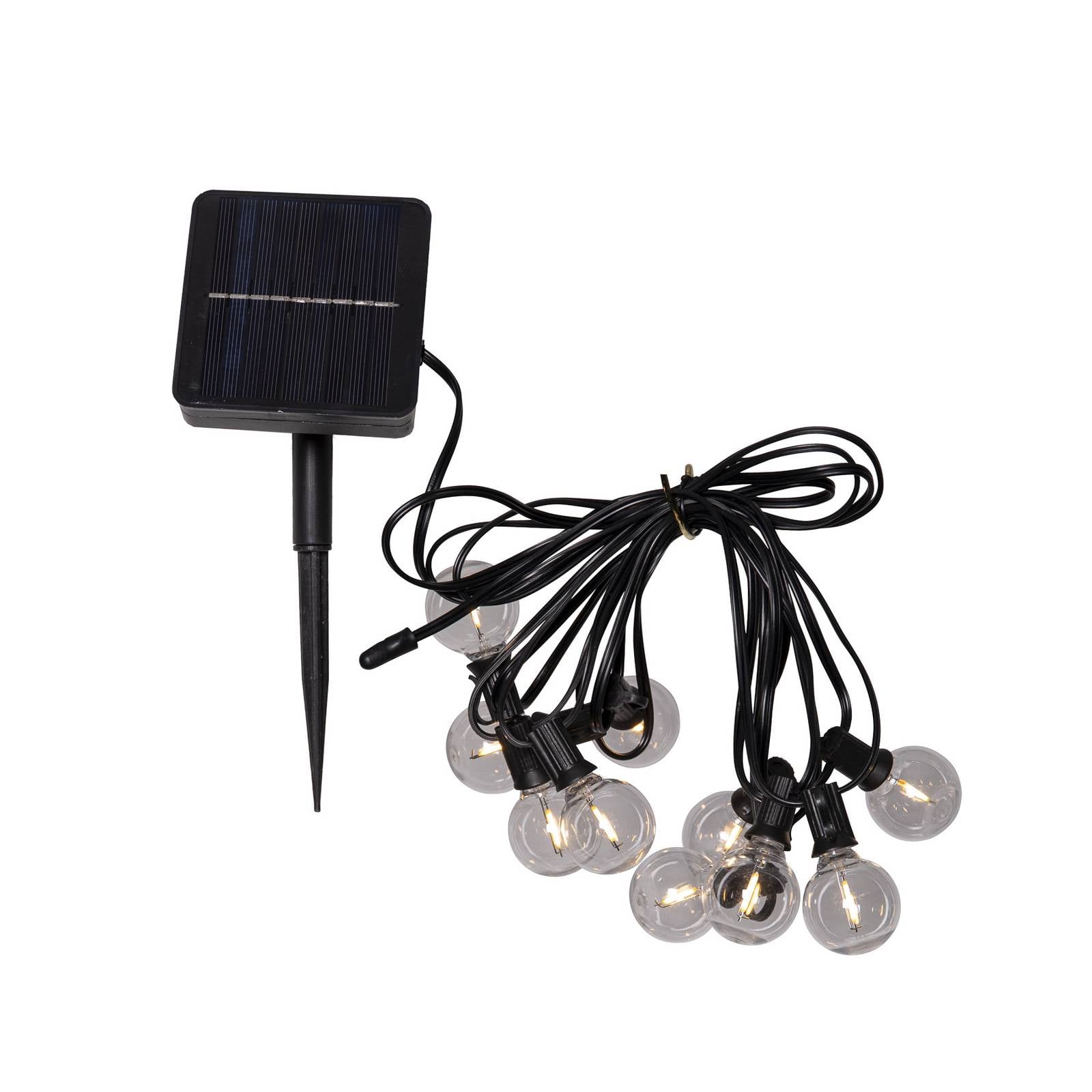 LED-Solar-Lichterkette Globe Mini, 10-flg., 270 cm, 3000K