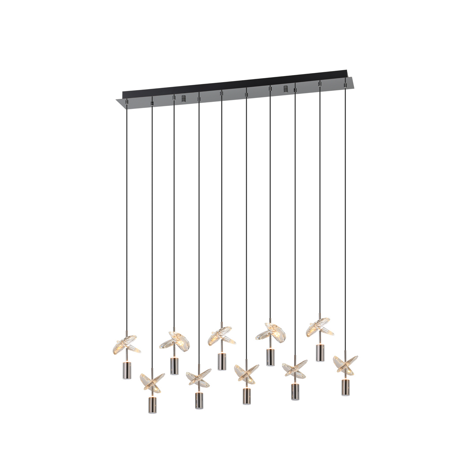Suspension LED Comareira nickel 91 cm CCT - Stars of Light