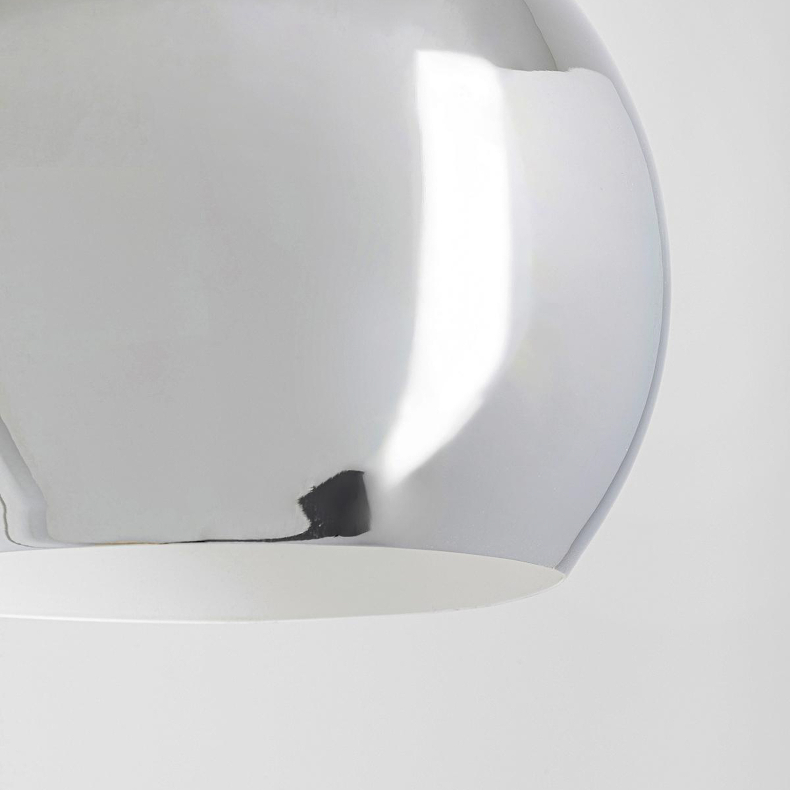 KARE Caldaia pendant light, silver-coloured, steel, Ø 25 cm