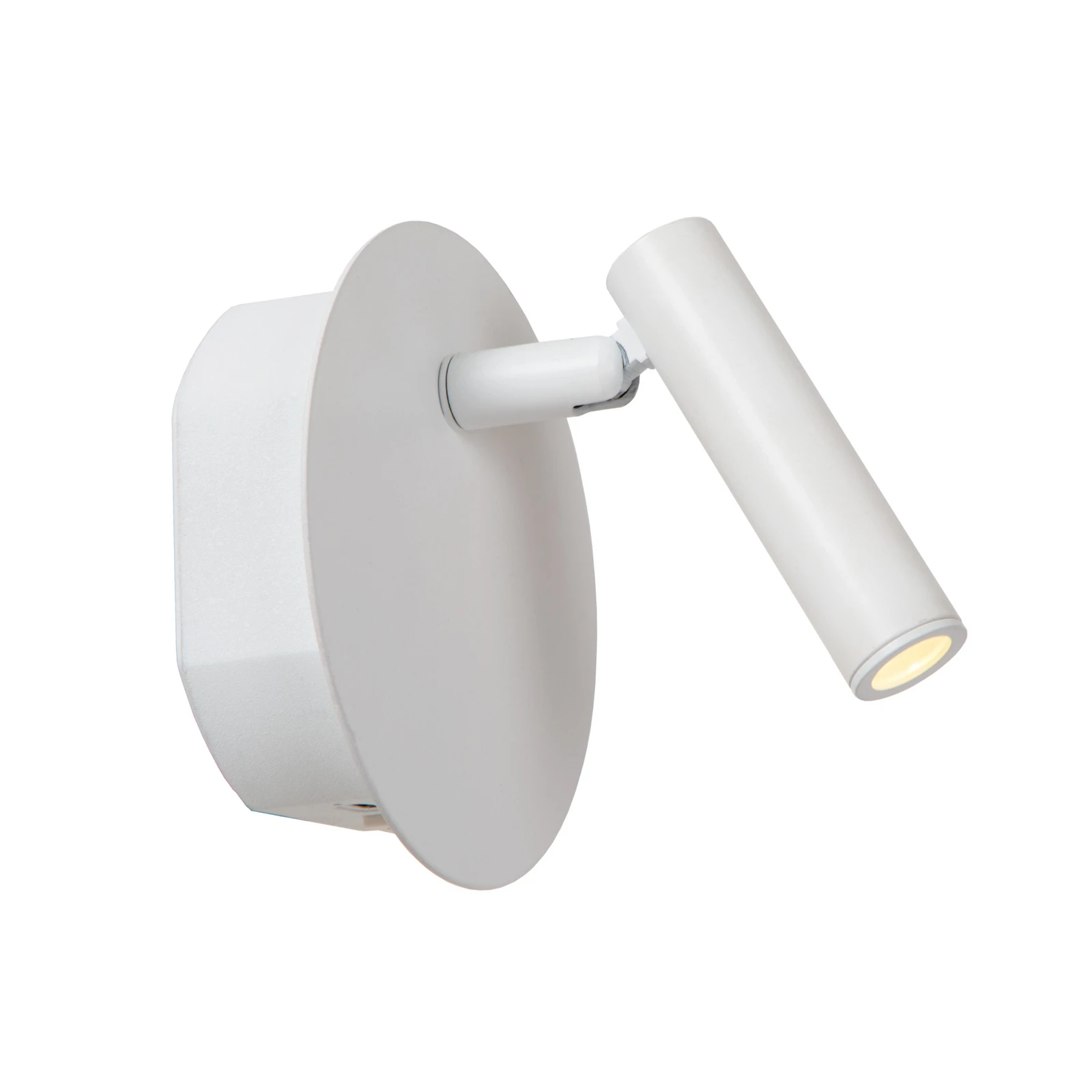 Spot mural LED rechargeable Jolijn, blanc, Ø 10,2 cm, aimant