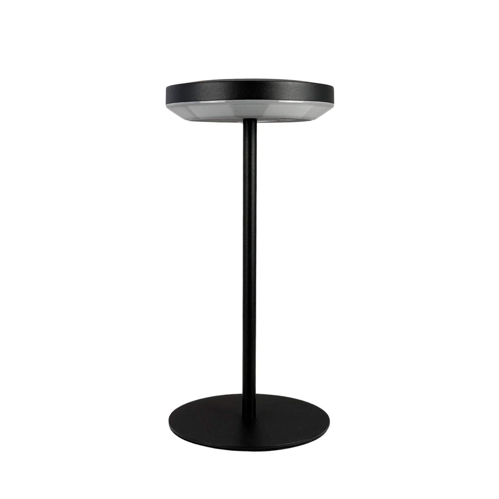 LED-соларна настолна лампа Otera на Dyberg Larsen, черна, 25 см, IP44 LED-соларна настолна лампа Otera на Dyberg Larsen, черна, 25 см, IP44